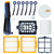 Replacement Parts Kit for Shark Matrix Plus 2-in-1 Robot Vacuum (Side Brushes, Filters, Brush Bar, Foam Inserts, Cleaning Tool)