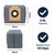 Eufy Dust Bags for X10 Pro Omni and Clean X8 Pro with Self-Empty (Pack of 12) 