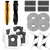 18-Piece Replacement Parts Kit for Dreame X50 Ultra Robot Vaccum (4x SMS Bags, 4x Side Brushes, 4x Mop Pads, 4x HEPA Filters & 2x Brushbars)