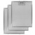 3x Universal Wire Mesh Metal Cooker Hood Grease Filters 270mm x 320mm (07026755 / 082645256 / XSYF353F)