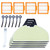 Replacement Parts Kit for Shark Matrix Plus 2-in-1 Robot Vacuum (Side Brushes, Filters, Mop Pads, Cleaning Tool)