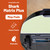 Replacement Parts Kit for Shark Matrix Plus 2-in-1 Robot Vacuum (Side Brushes, Filters, Mop Pads, Cleaning Tool)