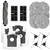 Replacement Parts Kit for Dreame X40 Ultra (4x SMS Bags, 4x Side Brushes, 6x Mop Pads, 2x HEPA Filters, 1x Brushbar)