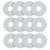 Replacement Cleaning Mop Pads for Xiaomi, Dreame & Ecovacs Robot Vaccums (Pack of 12)