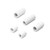 White Oven Knob With Five Adapters Universal Fitting for Ovens