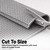 Universal Cut-to-Size Aluminium Cooker Hood Filter (47cm x 57cm)