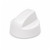 White Oven Knob With Five Adapters Universal Fitting for Ovens (Pack of 2)