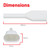 Drain Hose Y Connector for Universal Dishwashers/Washers (Pack of 2, 484000008439)