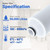 Shower Filter Cartridge for Philips AWP175/37 50,000L Capacity (Pack of 2)