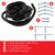 Universal 3-in-1 Silicone Oven Door Gasket Seal Kit Compatible for Multiple Brands