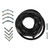 Universal 3-in-1 Silicone Oven Door Gasket Seal Kit Compatible for Multiple Brands