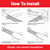 Adjustable Air Fry Oven Basket for Most Ovens (350mm to 570mm Extendable, Pack of 3)