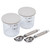 Genuine Ice Cream Maker Accessory Pack for Russell Hobbs Chilluxe (2 x Tubs, 2 x Lids & 2 x Ice Cream Scoops, N700927)