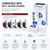 GN-Type 3D Efficiency Dust Bag Kit for Miele (5 Pack+2)
