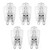 Universal G9 Halogen Oven Light Bulb Lamps (G9, 40W, 230V-240V, 300°C, Pack of 5)