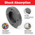 4pc Washing Machine & Dryer Anti-Slip Feet Pads - Stops Movement & Reduces Noise 4620ER4002B