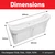 Tumble Dryer Lint Filter Fluff Cage Screen for Indesit, Hotpoint & Hotpoint Aquarius (C00286864)