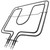 Oven Grill Element for Belling 444411402 444411403 444411630 444411631 082662726