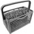 Dishwasher Deluxe 2 in 1 Detachable Cutlery Basket Universal 844746