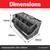 Dishwasher Deluxe 2 in 1 Detachable Cutlery Basket Universal 844746