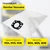Wet And Dry Vacuum SMS Bags (5 Pack) for Karcher MV4-MV6 WD4-WD6 2.863-006.0