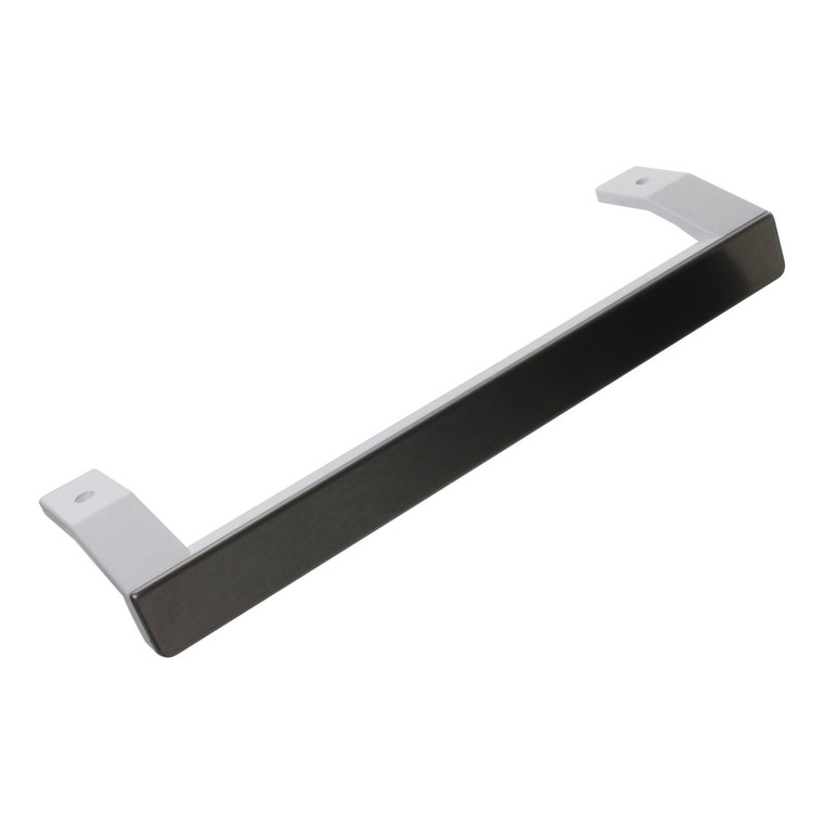 Genuine Beko CFP1691 Fridge Freezer Door Handle Grab Bar White with Silver Face (C00912646)
