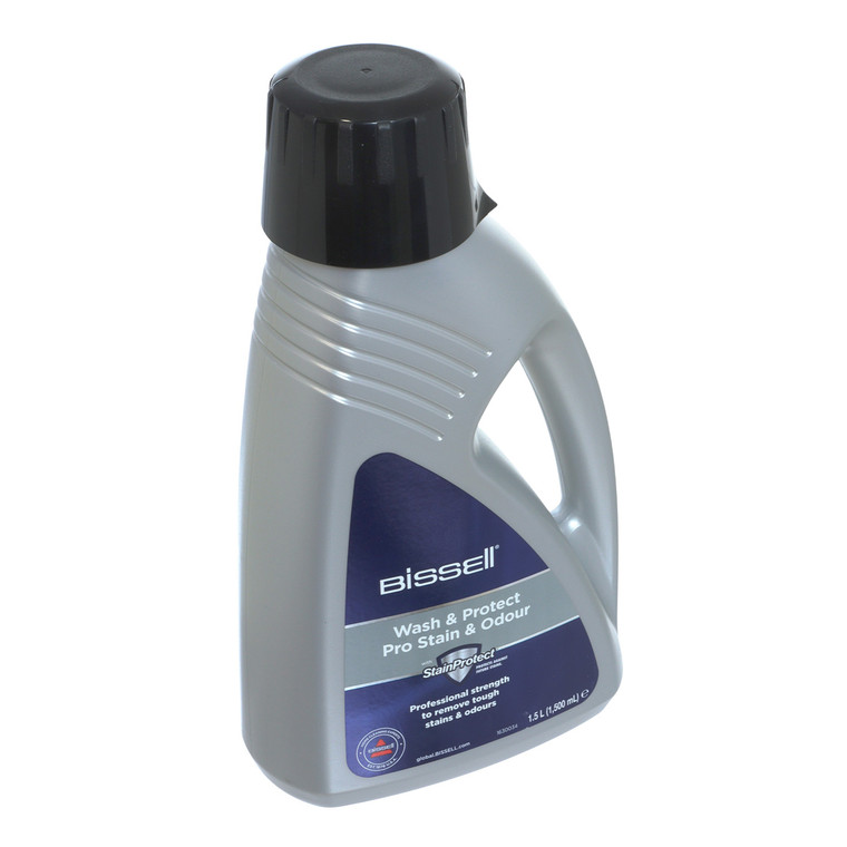 Genuine Bissell Wash & Protect Pro Stain & Odour Carpet & Upholstery Cleaning Solution with StainProtect 1.5L (1089N)