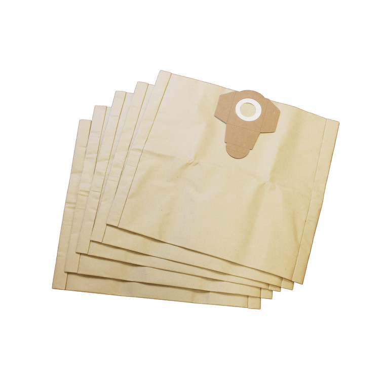 Paper Dust Bags for Clarke, Draper 30L Wet & Dry, Parkside PNTS1400, PNTS1500 Vacuum Cleaner (Pack of 5, AVC120)