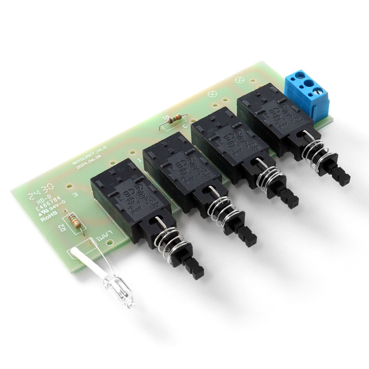 PCB Control Module Push Button Switchbox for Hoover, Candy, Diplomat, Faure & Rosieres Cooker Hoods