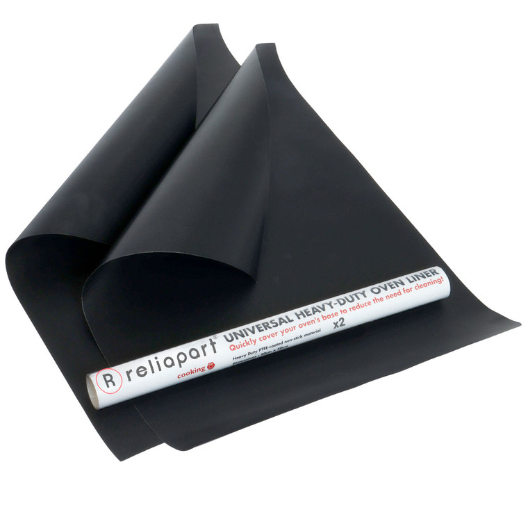 Universal Oven Base Liner for Gas, Electric Fan Ovens (40cm x 50cm, Pack of 2)