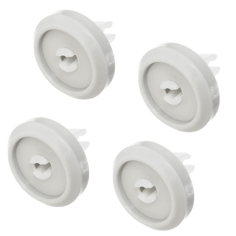 Lower Basket Wheel Assembly for Miele G10–G69 Series Dishwasher (Pack of 4, 2372352)