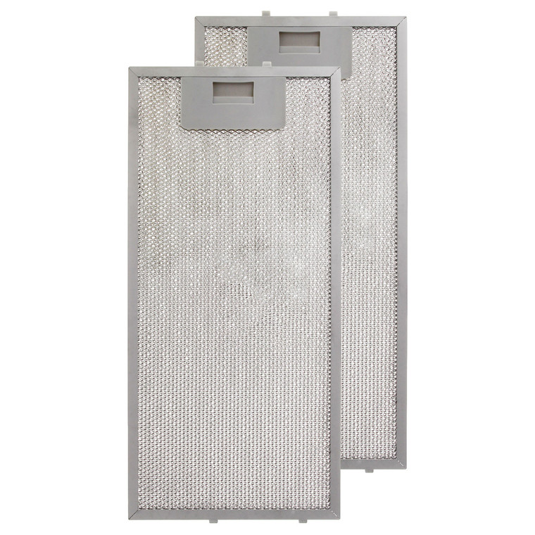 Universal Wire Mesh Cooker Hood Filter for Bosch AF2, CD5, D49, DHI9, LI4 Series (Pack of 2, 350 x 165mm, 00435204)
