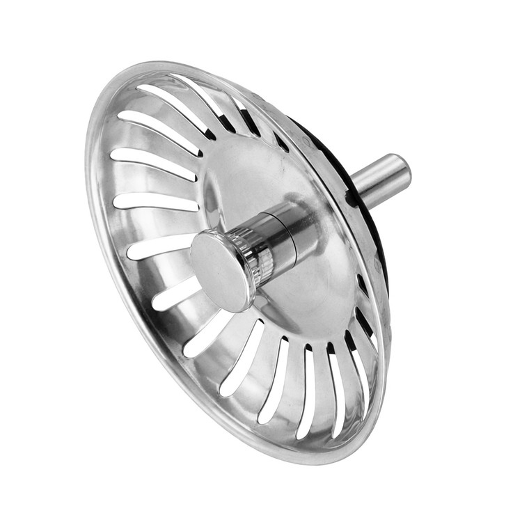 Stainless Steel Sink Strainer Stopper Plug for Standard UK 83 mm Waste, R1165