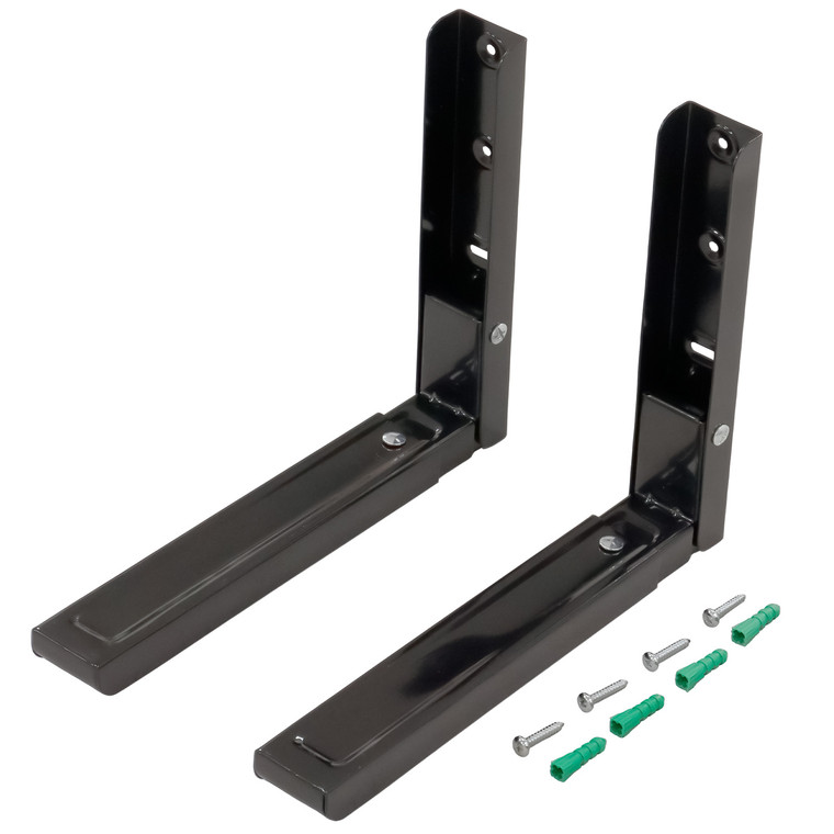 Universal Microwave Wall Mount Brackets With Fixings for Samsung, Hotpoint
