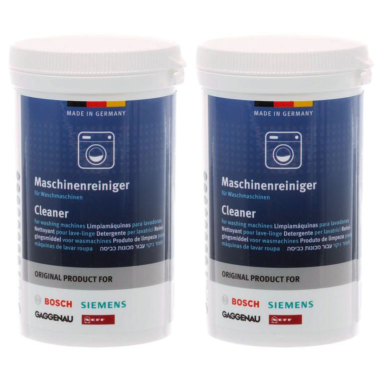 Genuine Bosch 00312517 Washing Machine Cleaner 2 x 200g Descaler Limescale