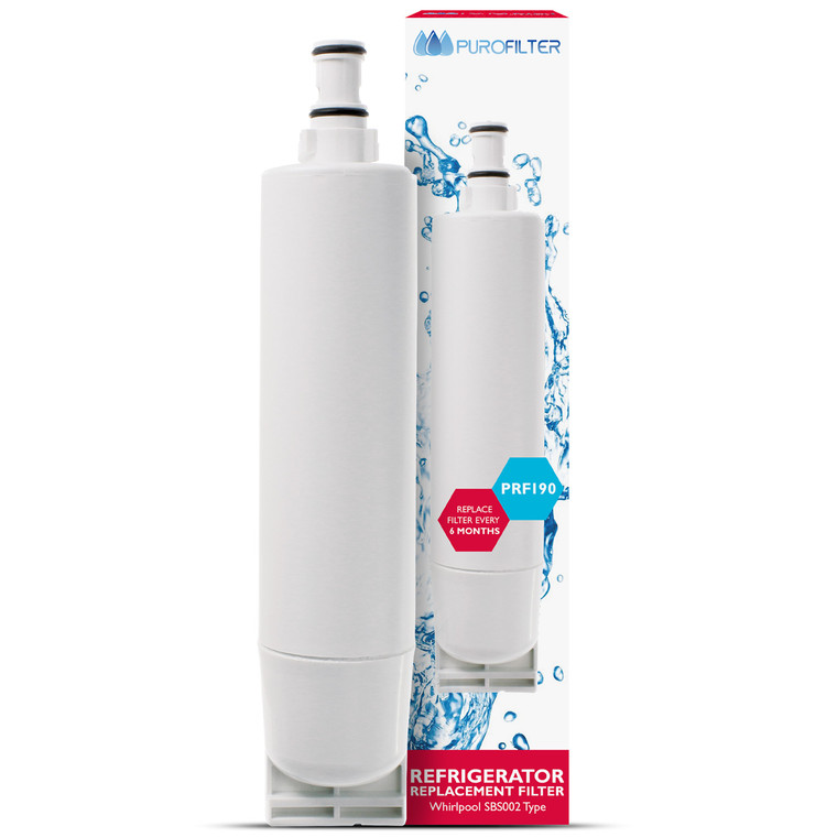 Compatible WF01 Purofilter Water Filter for Aqua Fresh, KitchenAid, Supco, Whirlpool SBS002, SBS003, SBS004, USC009, USK009 Type