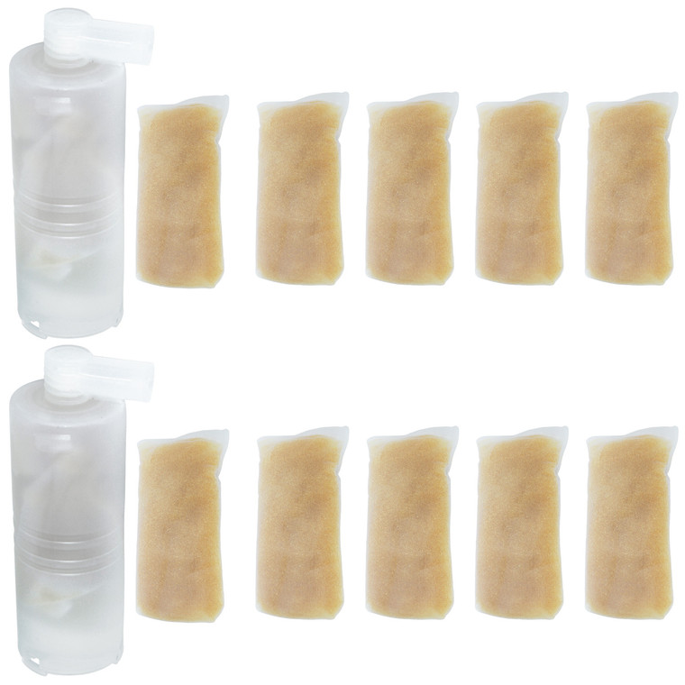 Compatible for Morphy Richards Steam Generator Iron Pack of 2 Anti-Limescale Cartridge Holders and 10 Refills