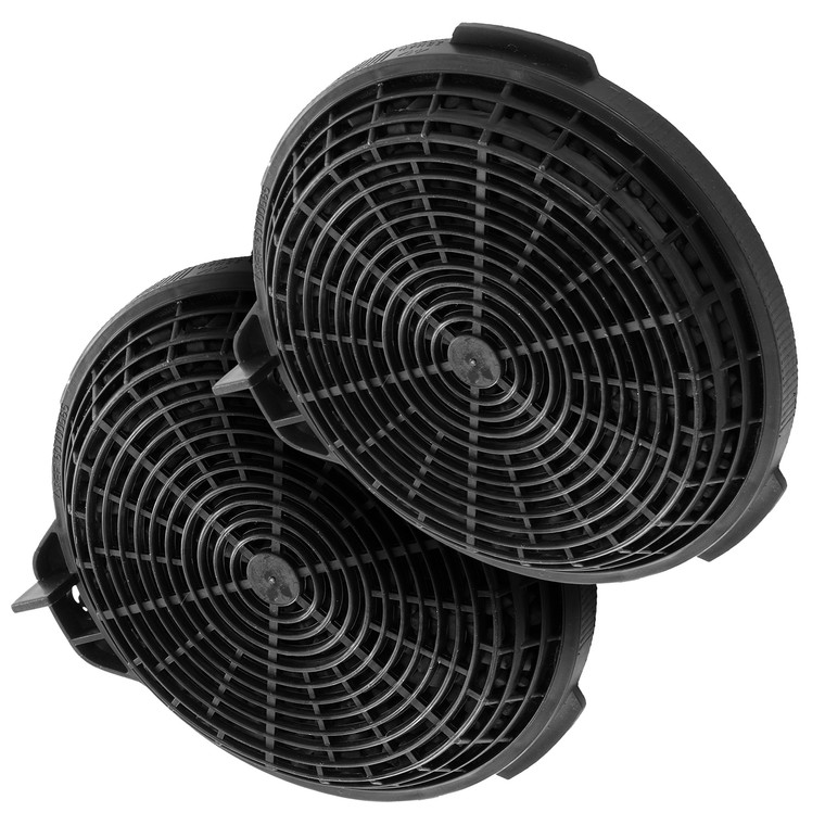 Carbon Charcoal Cooker Vent Filters for Cooke & Lewis GoodHome CARBFILT4 (132mm, Pack of 2, 02859394)