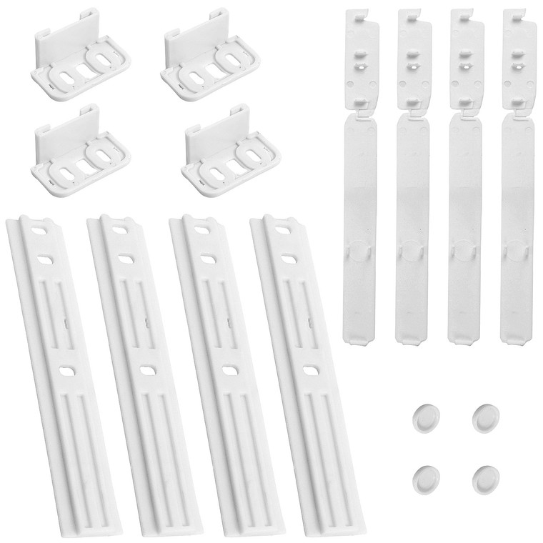 Universal Integrated Fridge Freezer Door Install Fixing Kit Plastic Bracket