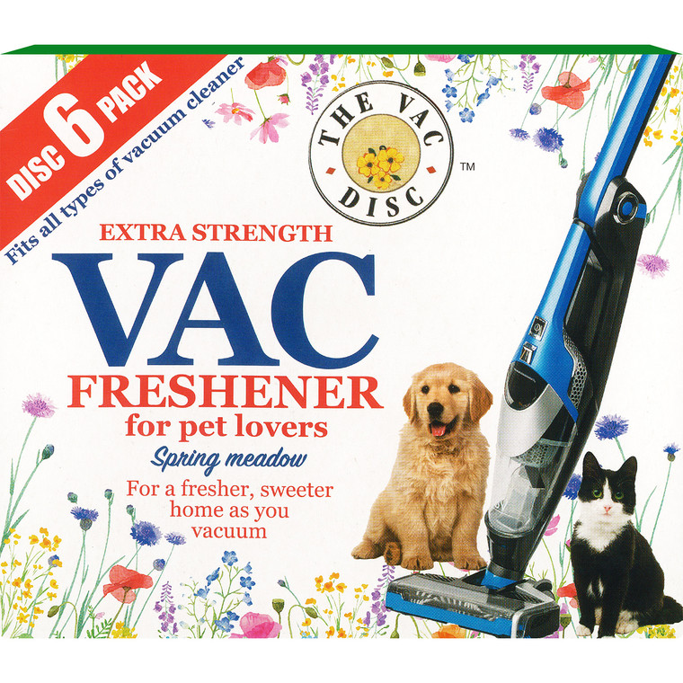 Vacuum Freshener Discs 6 Pack for Universal Vacuum Cleaners 746984923453