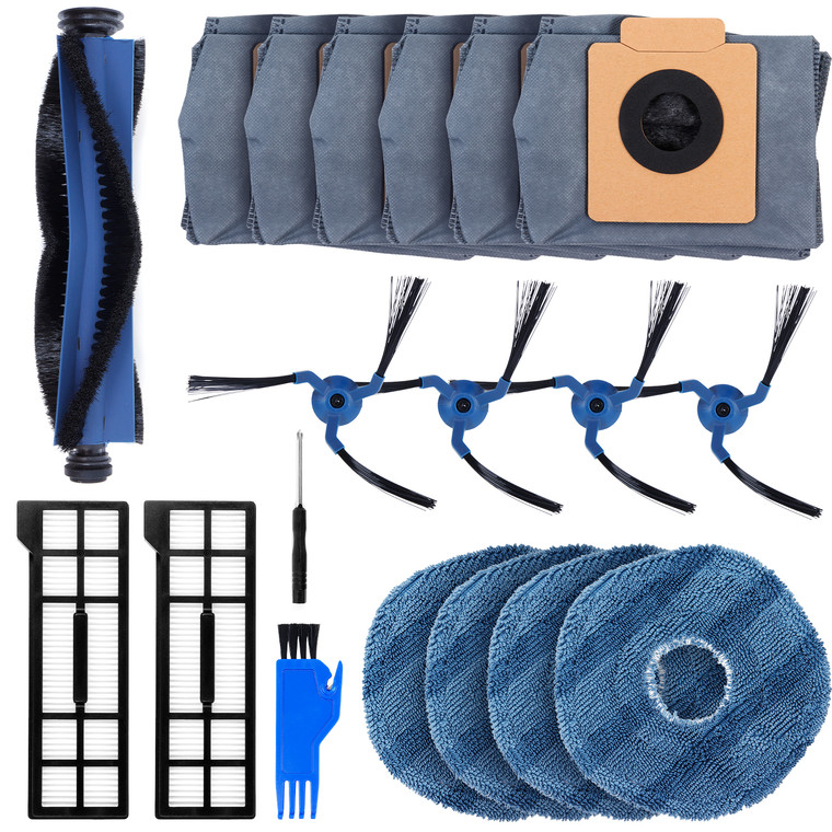 19 Pack Eufy X10 Pro Omni Robot Vacuum Maintenance Kit With Bags Filters Mop Pads