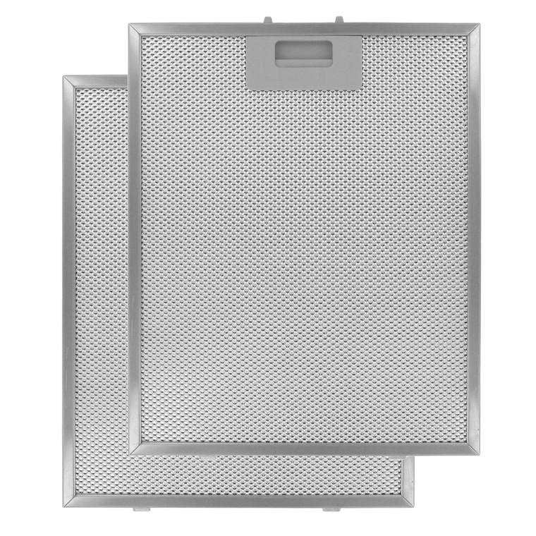 Universal Wire Mesh Metal Cooker Hood Grease Filters 270mm x 320mm (Pack of 2, 07026755, 082645256, XSYF353F)
