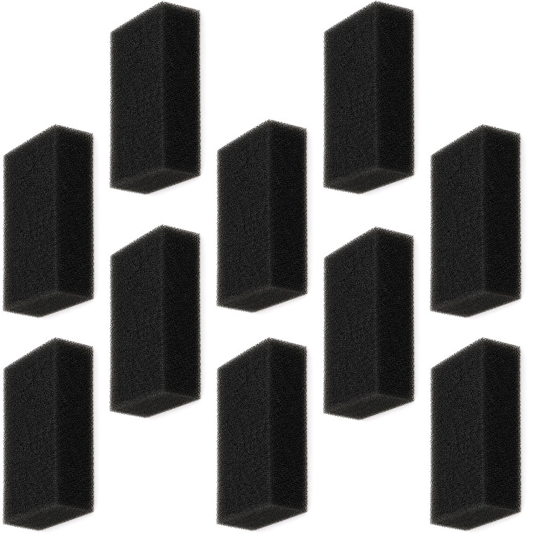 Dirty Water Tank Foam Filter for Shark EX150UK, EX200UK (Pack of 10, XFFEX200UK)