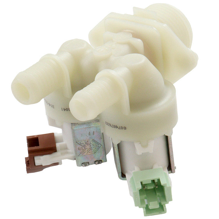 Compatible for AEG Zanussi Washing Machine 2-Way Cold Water Solenoid Inlet Valve - 8074876221
