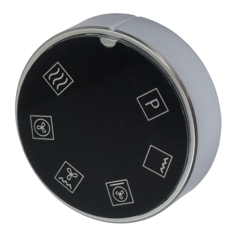 Genuine Oven Knob for Bosch, Siemens CM585AMS0 & CM585AMS0W Series Ovens (10034886)