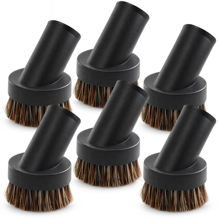 Universally Compatible 32mm Vacuum Horsehair Dusting Brush (6 Pack) 601144