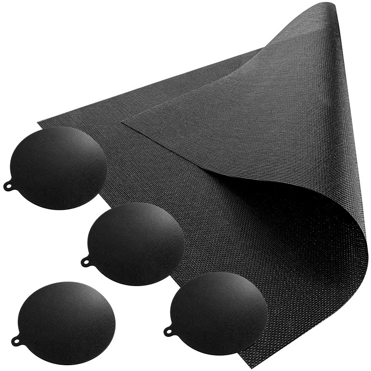 Universally Compatible Induction Hob Protector 590mm x 520mm Liner 4 Circles