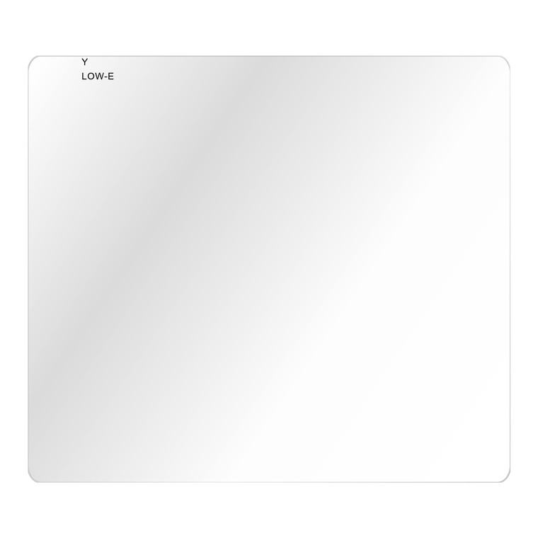 Genuine Beko B, BE; EBV9MK; Howden HJA; Hygena Diplomat APL, ADP Series Main Oven Inner Door Glass (417mm x 336mm)