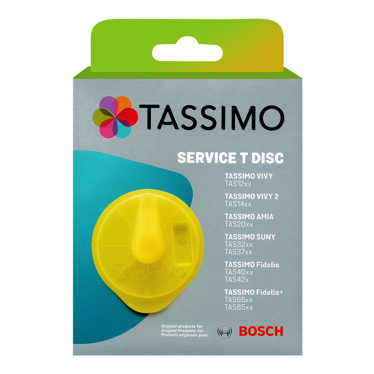 Genuine Bosch Tassimo TA1000, TA1080, TA1100, TA1200, TA1400 Series Service T-Disc