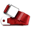 Dark red seat belt set of 2